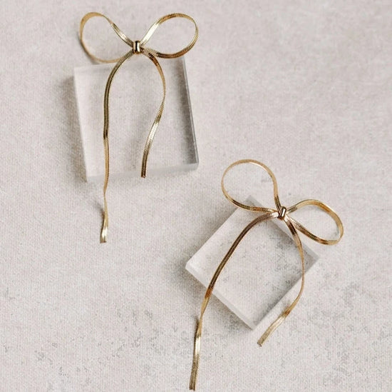 Maxi Gold Duster Bows