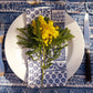 S/6 Blue & Marine Avignon Napkins