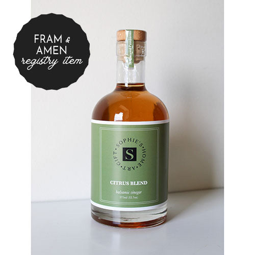 *REGISTRY ITEM: Sophie's Citrus Blend Balsamic Vinegar*