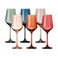 *REGISTRY ITEM: Stemmed Pastel Wine Glasses*