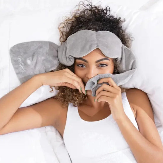 Gray Weighted Sleep Mask