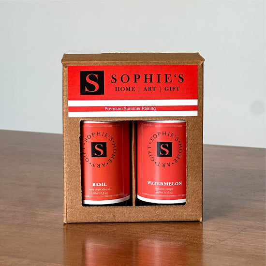 S/2 Watermelon+Basil Pairing Gift Set