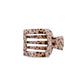 Square Blonde Tortoise Flat Hair Clip