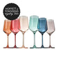 *REGISTRY ITEM: Stemmed Pastel Wine Glasses*