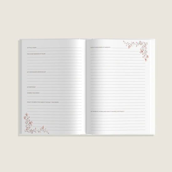 Aunt's Story: A Memory and Keepsake Journal