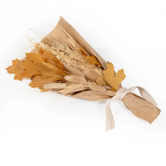 Petite Harvest Amber Oak and Wheat Bouquet