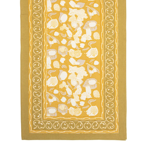 Forest Harvest Grey & Mustard Table Runner