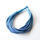 Cobalt Slub 8-Strand Necklace