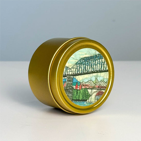 Chattanooga Gold Tin Candle