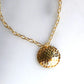 Mona Hammered Coin Necklace