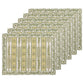 S/6 Pistache Avignon Placemats