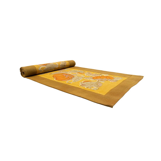 16x72 Pumpkin Orange & Mustard Runner