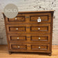 Tall Vintage Chest w/White Knobs