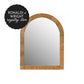 *REGISTRY ITEM: Rattan Wrapped Wood Framed Wall Mirror*