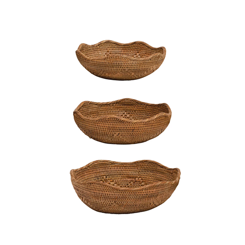Hand Woven Rattan Basket