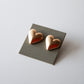 Vintage Puffy Heart Studs