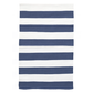 Catamaran Stripe Denim/White Handwoven Indoor/Outdoor Rug