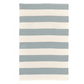 Catamaran Stripe Light Blue/Ivory Handwoven Indoor/Outdoor Rug