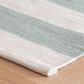 Catamaran Stripe Light Blue/Ivory Handwoven Indoor/Outdoor Rug