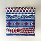 Red & Blue Avignon Tea Towel