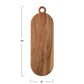 Oval Acacia Wood Board w/Handle