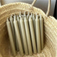 Khaki Kiri Dripless Taper Candle