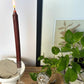 Chocolate Kiri Dripless Taper Candle