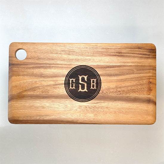 Large Everyday Cutting Board with Monogram