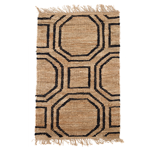 Hexile Hand Knotted Jute Rug