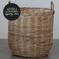 *REGISTRY ITEM: Large Hand Woven Rattan Basket*