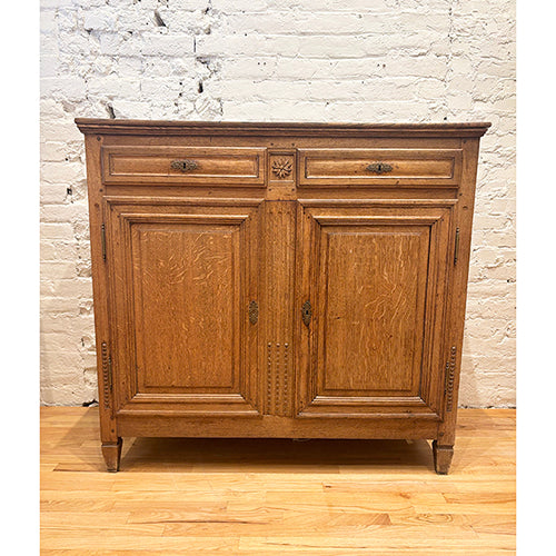 Antique 19th-Century French Oak Cupboard
