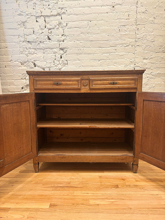 Antique 19th-Century French Oak Cupboard