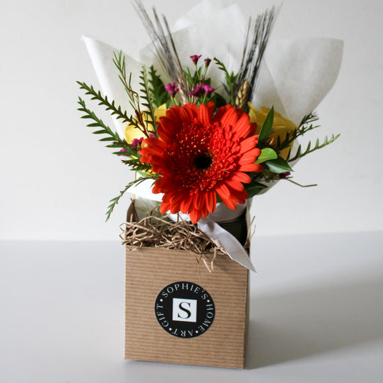 Fresh Flower Arrangement - Mini Vase