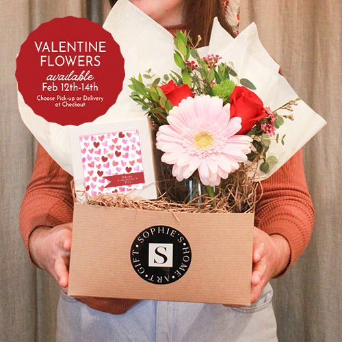The Favorite Valentine Gift Box with Pink Gerber