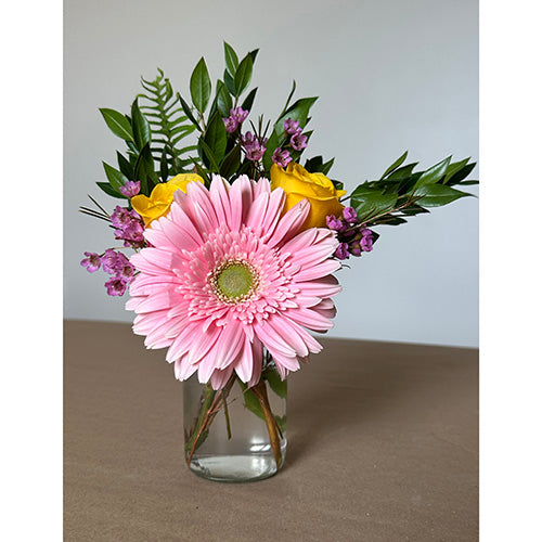 Fresh Flower Arrangement - Mini Vase