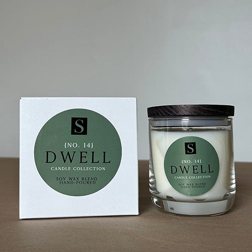 Dwell Large Glass Candle