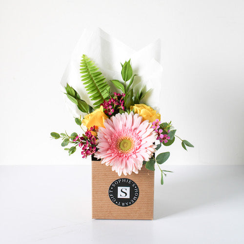 Fresh Flower Arrangement - Mini Vase