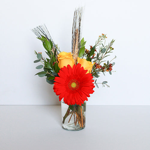 Fresh Flower Arrangement - Mini Vase