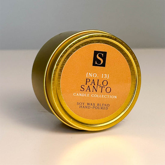 Palo Santo Gold Tin Candle