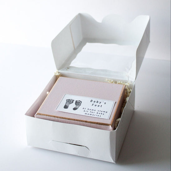 Pink Baby's Feet Stamp Kit