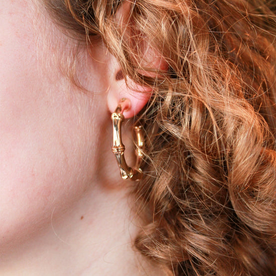 Golden Thick Bamboo Hoop