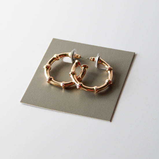 Golden Thick Bamboo Hoop