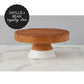 *REGISTRY ITEM: Large White Mod Block Cake Stand*