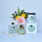 Luxe Gift Box with Mini Vase Flower Arrangement