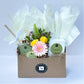 Luxe Gift Box with Mini Vase Flower Arrangement