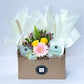 Luxe Gift Box with Mini Vase Flower Arrangement