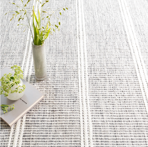 Malta Grey Handwoven Wool Rug