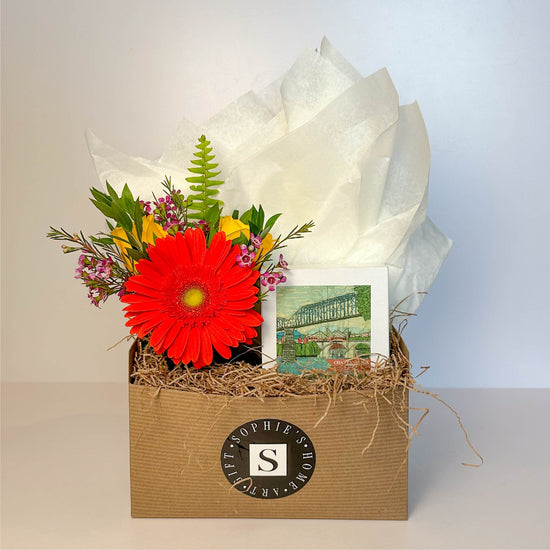 Flower Gift Box + Signature Chattanooga Candle