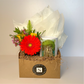 Flower Gift Box + Signature Batik Candle