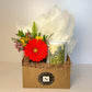 Flower Gift Box + Signature Batik Candle